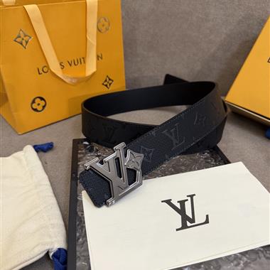 LOUIS VUITTON   2025新款時尚皮帶 4.0CM