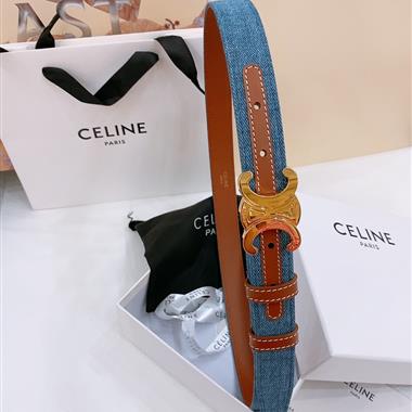 CELINE   2025新款時尚皮帶   2.5CM