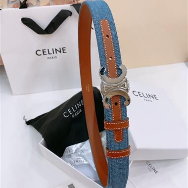 CELINE   2025新款時尚皮帶   2.5CM