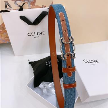 CELINE   2025新款時尚皮帶   2.5CM
