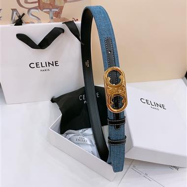 CELINE   2025新款時尚皮帶   2.5CM