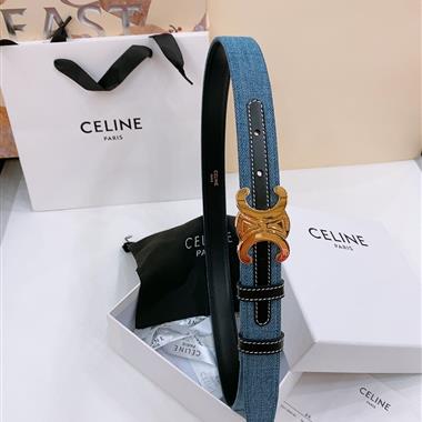 CELINE   2025新款時尚皮帶   2.5CM