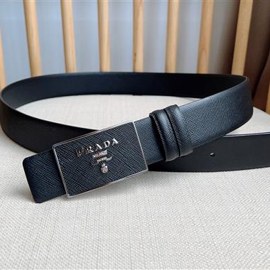PRADA   2025新款時尚皮帶  3.5CM