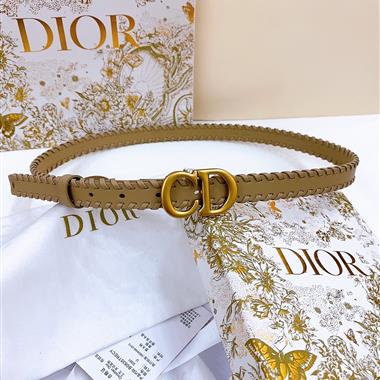 DIOR   2025新款時尚皮帶   2.0CM
