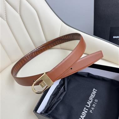 YSL   2025新款時尚皮帶   3.0CM