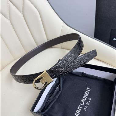 YSL   2025新款時尚皮帶   3.0CM