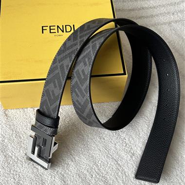 FENDI   2025新款時尚皮帶  4.0CM