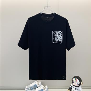 FENDI   2025夏季新款短袖T恤  尺寸偏大