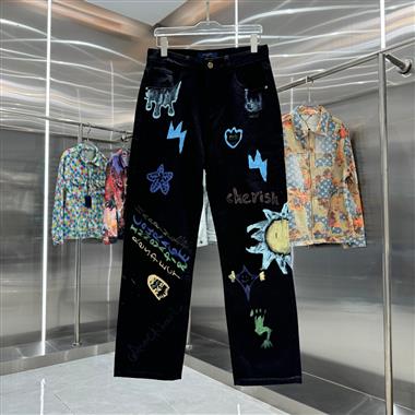 LouisVuitton   2025夏季新款休閒牛仔褲
