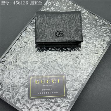 GUCCI   2025新款時尚皮夾 尺寸：11*9*3CM