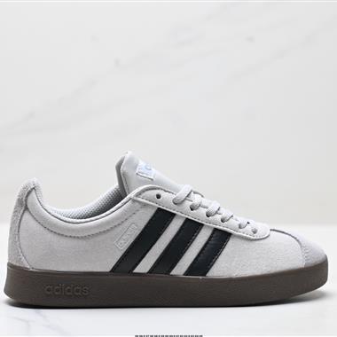 Adidas VL Court 2.0 防滑耐磨輕便低幫板鞋