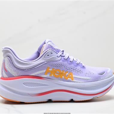 HOKA ONE ONE Bondi 9 復古舒適防滑耐磨 低幫 山地戶外跑步鞋
