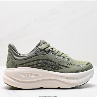 HOKA ONE ONE Bondi 9 復古舒適防滑耐磨 低幫 山地戶外跑步鞋