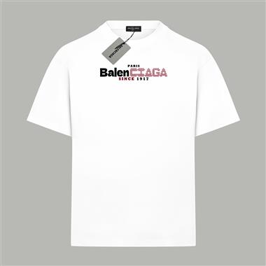 Balenciaga   2025夏季新款短袖T恤  尺寸偏大