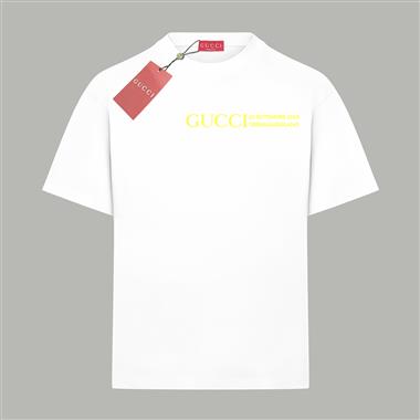 GUCCI   2025夏季新款短袖T恤  尺寸偏大