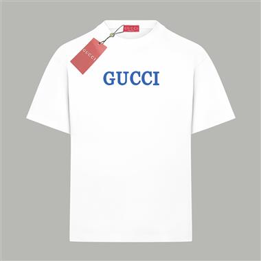 GUCCI   2025夏季新款短袖T恤  尺寸偏大