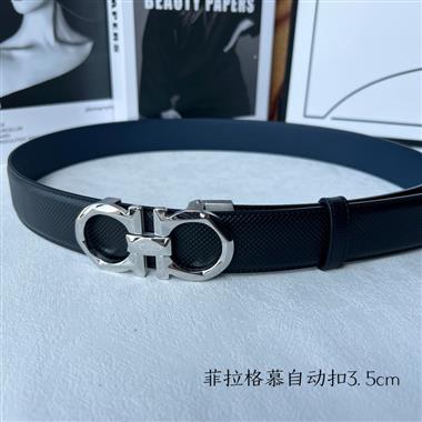 Ferragamo   2025新款時尚皮帶  3.5CM