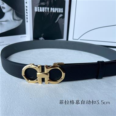 Ferragamo   2025新款時尚皮帶  3.5CM