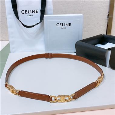 CELINE   2025新款時尚皮帶  1.8CM