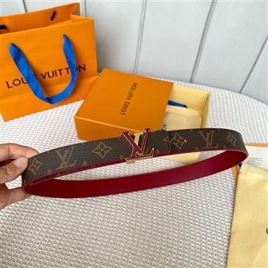 LOUIS VUITTON   2025新款時尚皮帶  3.0CM