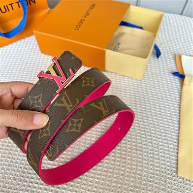 LOUIS VUITTON   2025新款時尚皮帶  3.0CM
