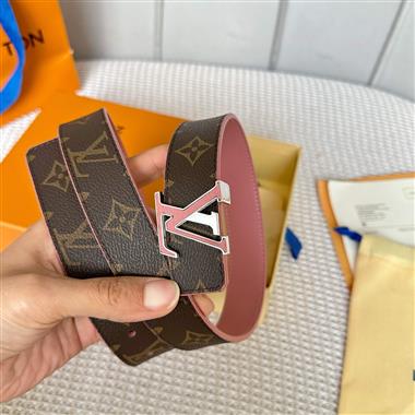 LOUIS VUITTON   2025新款時尚皮帶  3.0CM