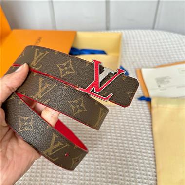 LOUIS VUITTON   2025新款時尚皮帶  3.0CM