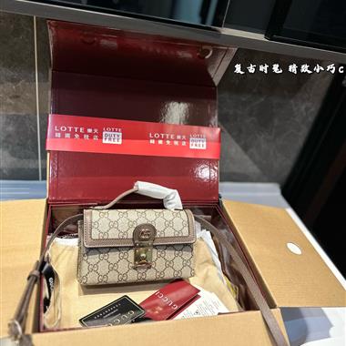 GUCCI   2025新款女生時尚包包 尺寸：19*4*11CM