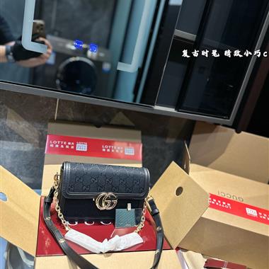 GUCCI   2025新款女生時尚包包 尺寸：21.5*14*9CM