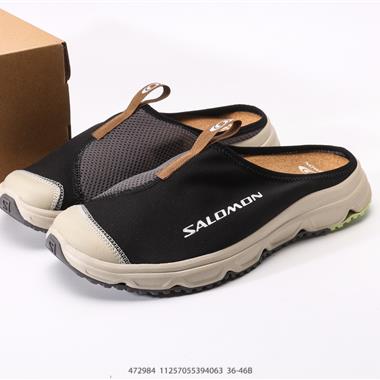 SALOMON RX Slide 3.0 CANVAS 運動休閒 防滑包頭半拖鞋