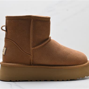 UGG CLASSIC ULTRA MINI PLATFORM 麂皮 保暖雪地靴