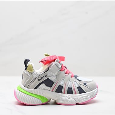 Adidas 百搭設計舒適 防滑透氣  兒童休閒鞋