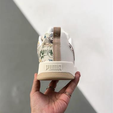 Puma Slipstream Laces 低幫耐磨新款 厚底增高皮面運動休閒鞋