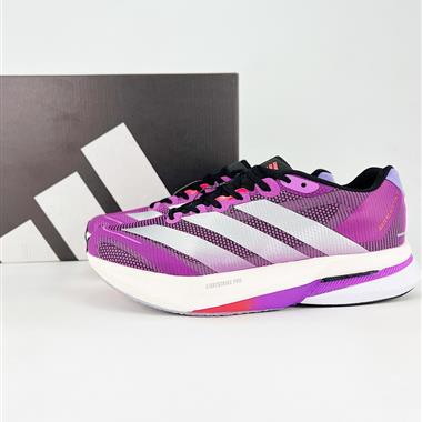 Adidas adizero BOSTON 13 透氣網眼競速跑鞋