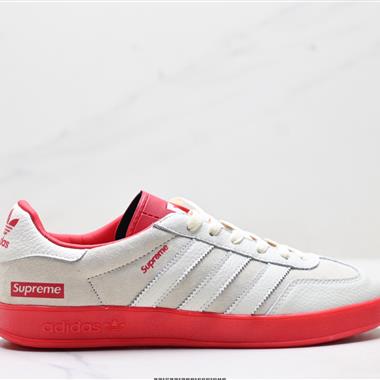 Adidas Originals Gazelle indoor 三葉草紳士德訓足球風百搭低幫休閒運動板鞋