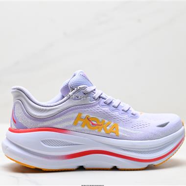HOKA ONE ONE Bondi 9 復古舒適防滑耐磨 低幫 山地戶外跑步鞋
