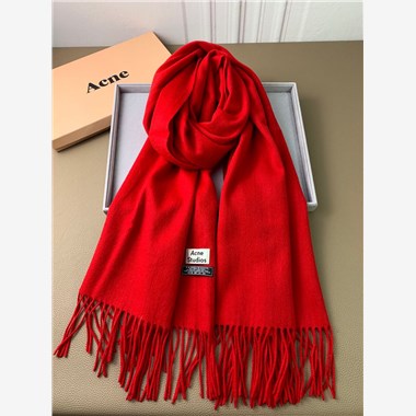 ACNE  2024秋冬新款時尚圍巾 尺寸：200-70