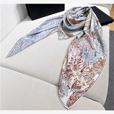 HERMES 2024秋冬新款時尚圍巾 尺寸:140-140