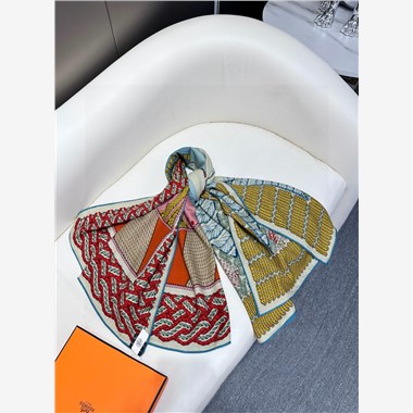 HERMES 2024秋冬新款時尚圍巾 尺寸:140-140