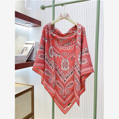 HERMES 2024秋冬新款時尚圍巾 尺寸:140-140