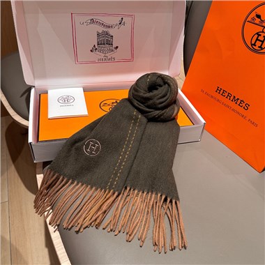 HERMES  2025秋冬新款時尚圍巾 尺寸:200-32