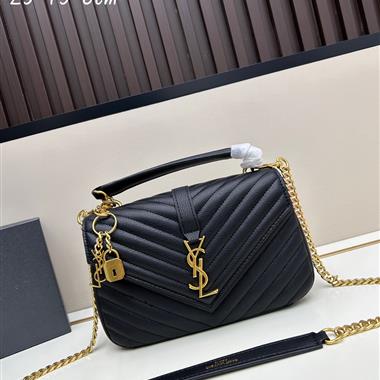 YSL   2025新款女生時尚包包  尺寸:25*15*8CM