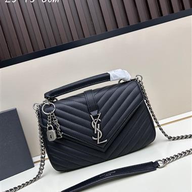 YSL   2025新款女生時尚包包  尺寸:25*15*8CM