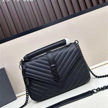 YSL   2025新款女生時尚包包  尺寸:25*15*8CM