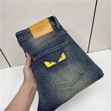 FENDI   2025秋冬新款休閒牛仔褲