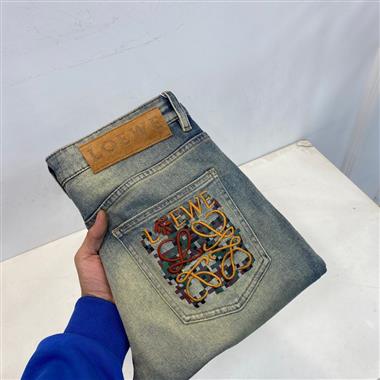 LOEWE   2025秋冬新款休閒牛仔褲