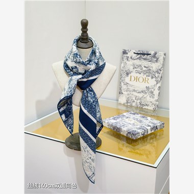 DIOR  2025秋冬新款時尚圍巾 尺寸:140-140