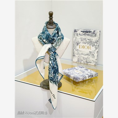DIOR  2025秋冬新款時尚圍巾 尺寸:140-140