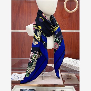 DIOR  2025秋冬新款時尚圍巾 尺寸:140-140