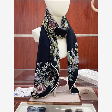 DIOR  2025秋冬新款時尚圍巾 尺寸:140-140